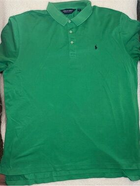 Polo Golf Ralph Lauren Pima Cotton Polo Shirt Green